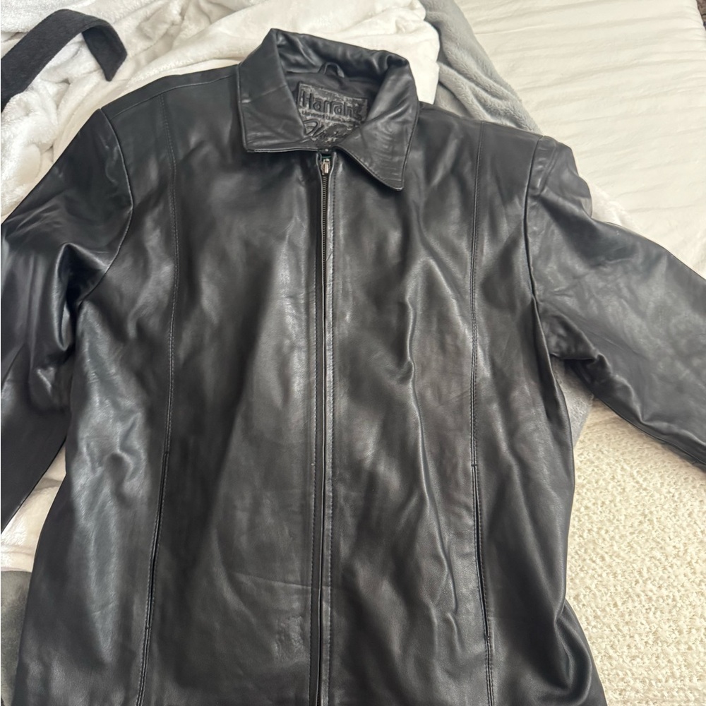 Vintage Black Leather Jacket